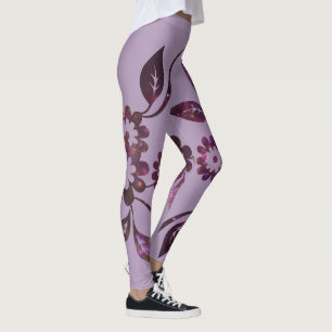 Leggings Légendes de fleurs