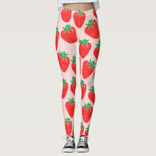 Leggings Légendes de fraises cuites