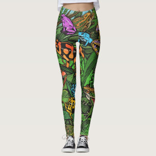 Leggings Légendes de grenouilles