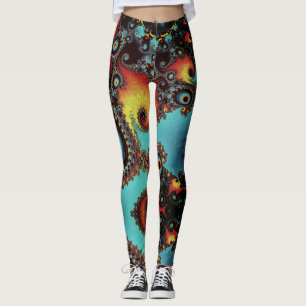 Leggings Légendes de imaginaire fractales