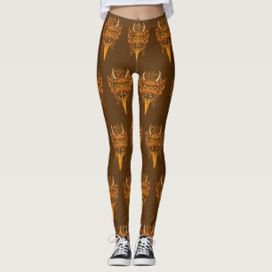 Leggings Légendes de la tête de Krampus