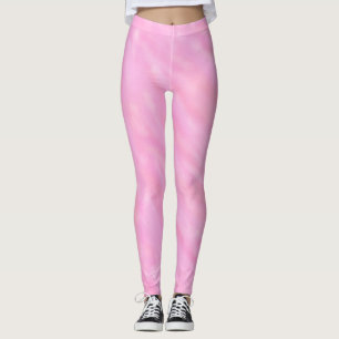 Leggings Légendes de lave à l'aquarelle rose