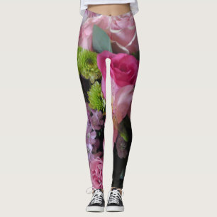 Leggings Légendes de mélange de fleurs