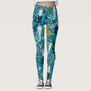 Leggings Légendes de mûre sirène