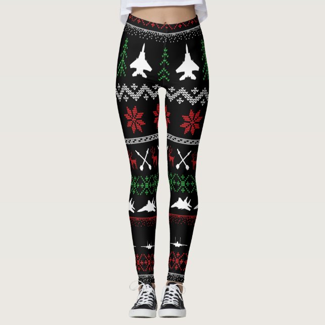 Leggings Légendes de Noël F-15C (Devant)