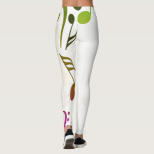 Leggings Légendes de notes musicales
