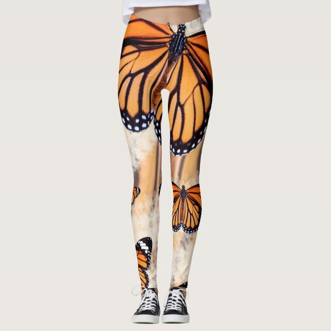 Leggings Légendes de papillons Monarque (Devant)