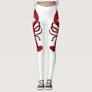 Leggings Légendes de plage de homard mignonnes