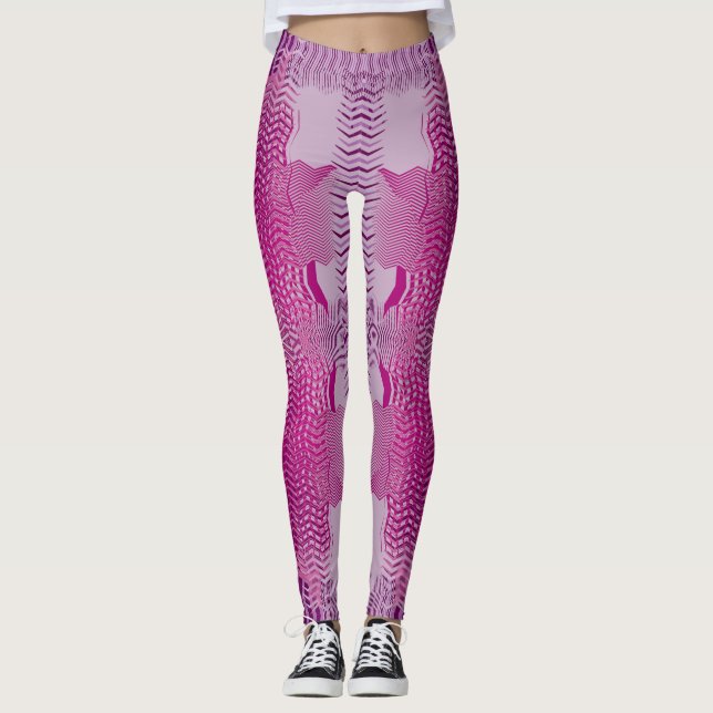 Leggings Légendes de pluie violette (Devant)