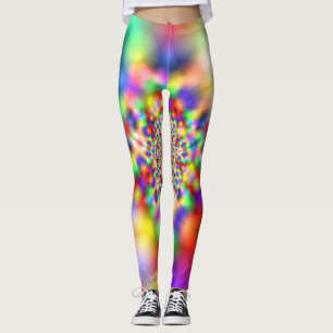 Leggings Légendes de réflexion de projection de couleur