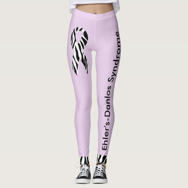 Leggings Légendes de sensibilisation au syndrome d'Ehler-Da (Devant)
