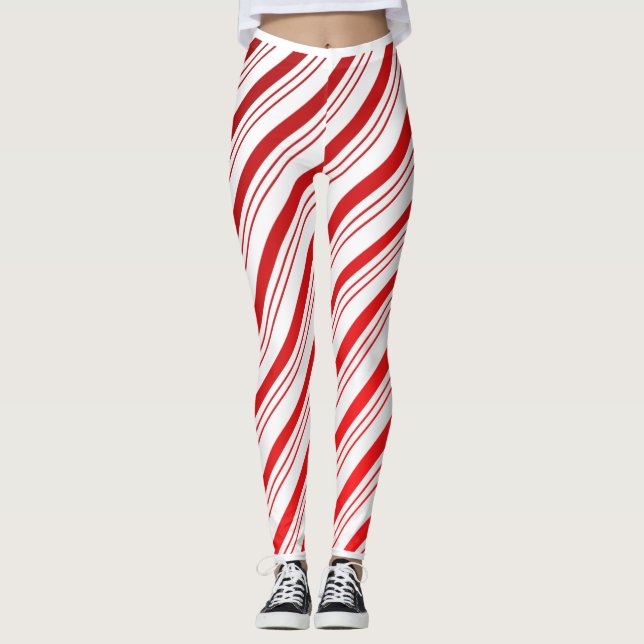 Leggings Légendes de Sucre de canne de menthe (Devant)