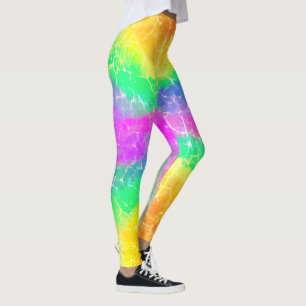 Leggings Légendes de teint multicolores