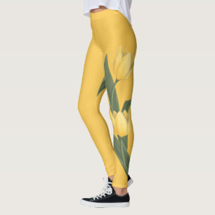 Leggings Légendes de tulipes Tulipes de Pâques Fleurs d'art