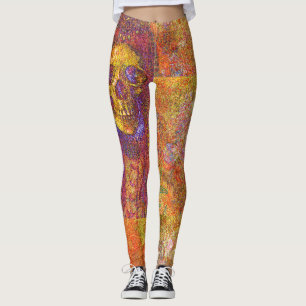Leggings Légendes décoratives du crâne