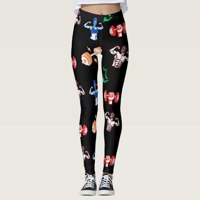 Leggings Légendes d'entraînement de résistance au fer (Devant)