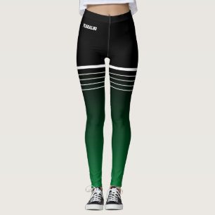 Leggings Légendes d'entraînement en dégradé noir élégant