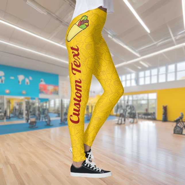 Leggings Légendes d'enveloppement de sandwich Tortilla (Créateur téléchargé)