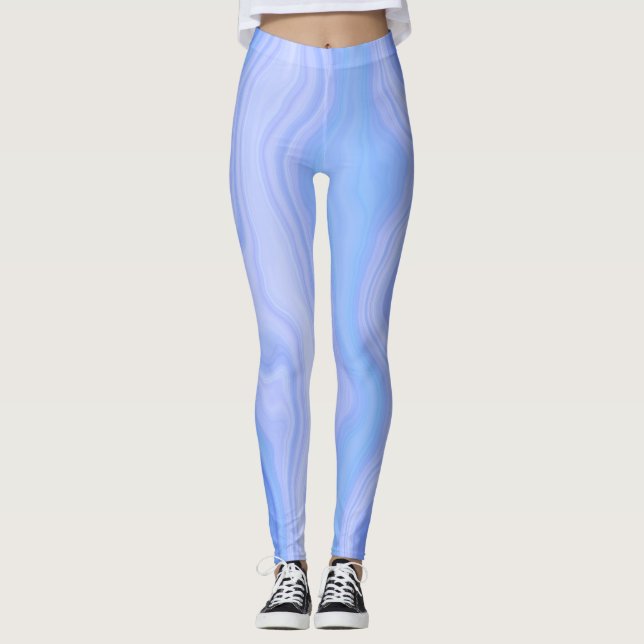 Leggings Légendes des calques d'âge bleu (Devant)