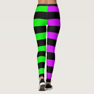 Leggings Légendes d'Halloween violet vert
