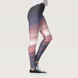 Leggings Légendes diagonales abstraites 2