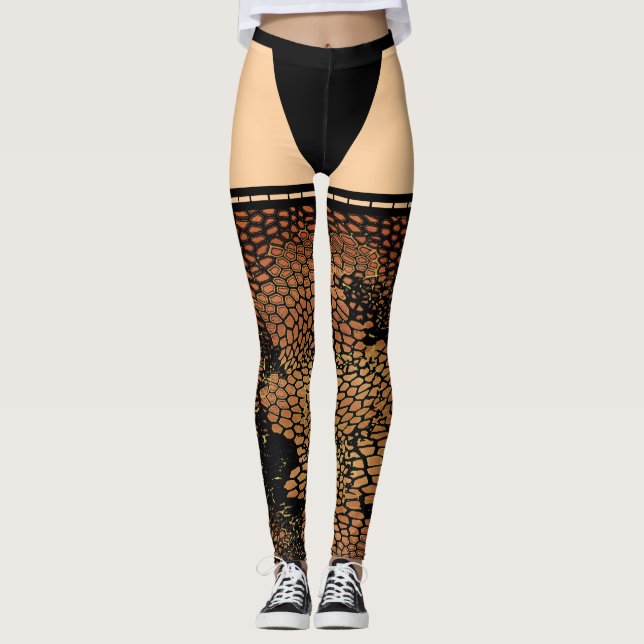 Leggings Légendes d'illusion (Devant)