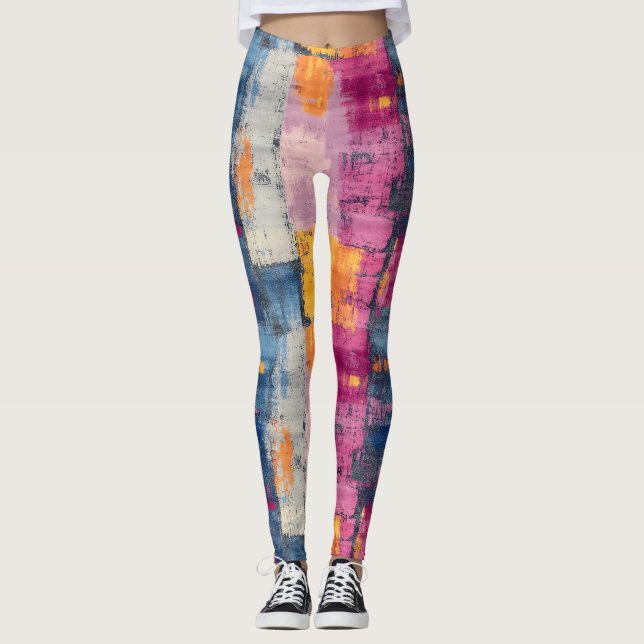 Leggings Légendes d'impression brossées (Devant)