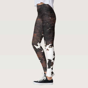 Leggings Légendes d'impression de vache