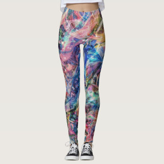 Leggings Légendes d'impression multicouleurs