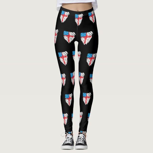 Leggings Légendes du Bouclier épiscopal (Devant)