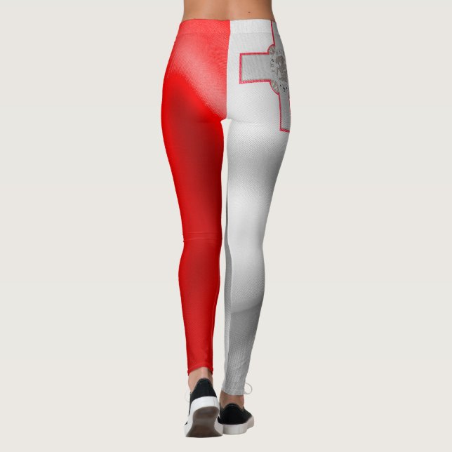 Leggings Légendes du drapeau maltais (Dos)
