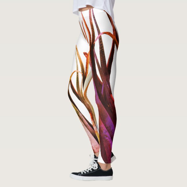 Leggings Légendes Feuilles minimes de photographie (Gauche)