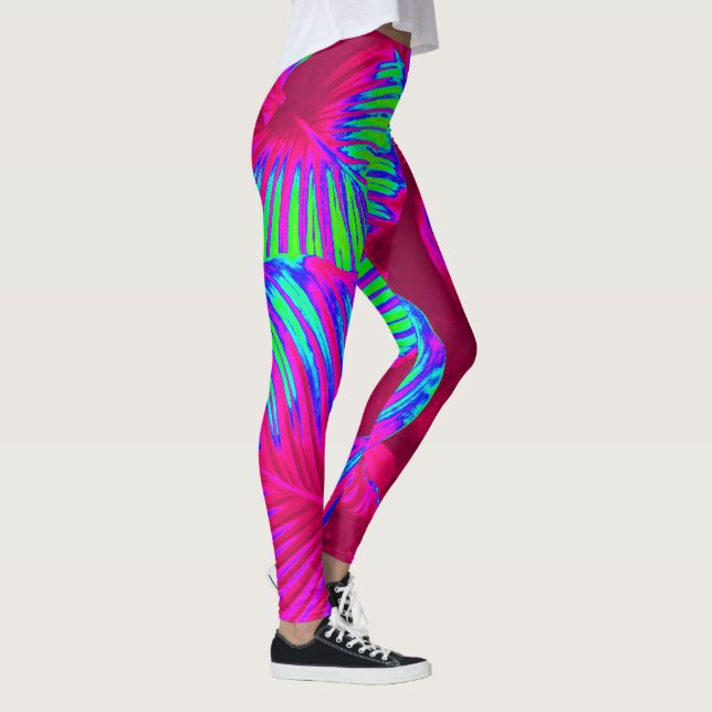 Leggings Légendes Feuilles Tropical Lush (Droite)