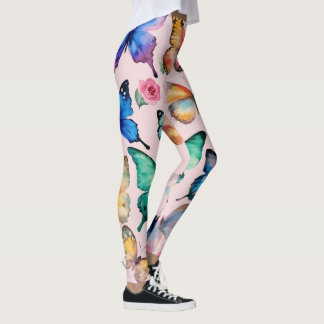 Leggings Légendes imprimées papillon