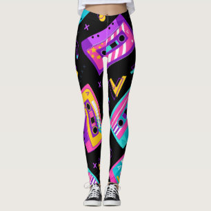 Leggings Légendes Motifs de la Cassette tendance des années