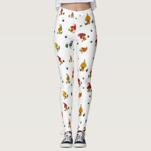 Leggings Légendes personnalisées des champignons