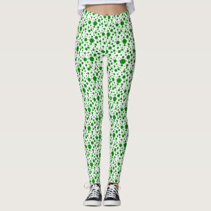 Leggings Légendes Pois vertes