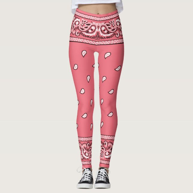 Leggings Légendes roses de Bandana (Devant)