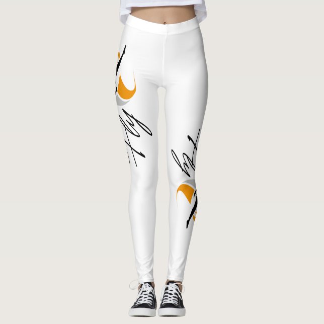 Leggings Légendes sportives personnalisables pour n'importe (Devant)