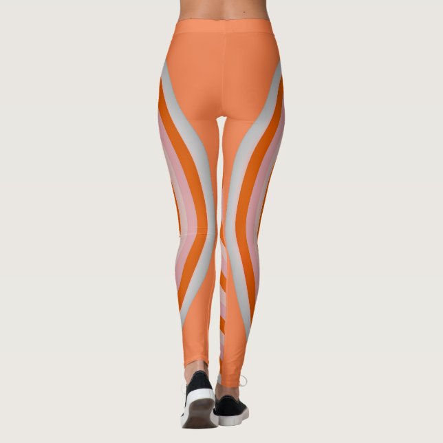 Leggings Légendes sur impression avec conception circulaire (Dos)