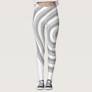 Leggings Légendes sur impression avec conception circulaire