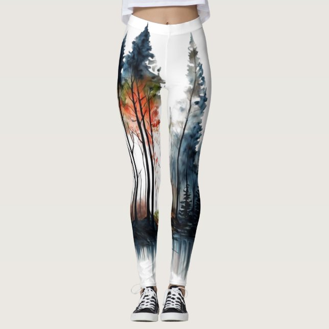 Leggings Légendes toutes-sur-impression (Devant)