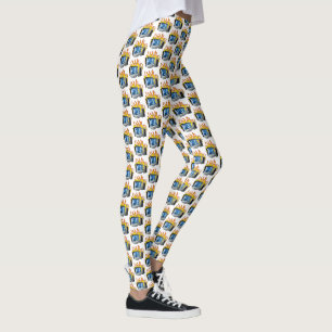 Leggings Légendes toutes-sur-impression d'incendie informat