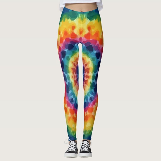 Leggings Légendes Tye-Dye-4 (Devant)