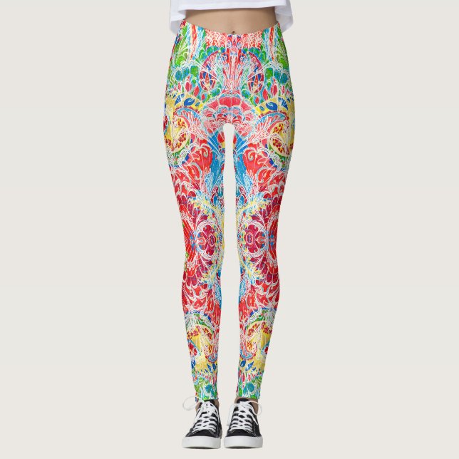 Leggings Légendes vintages et colorées (Devant)