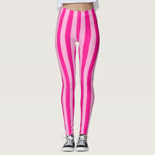 Leggings Léger rose et roses foncées
