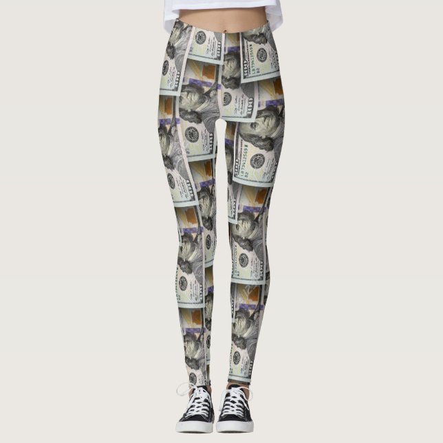 Leggings Léggations à cent dollars (Devant)