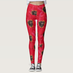 Leggings Léggations arrière - plans de tulipes