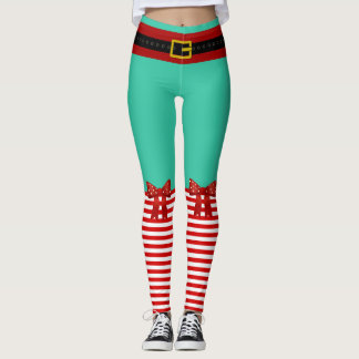 Leggings Léggations d'aide sexy Père Noël, Elfe de Noël, Gn