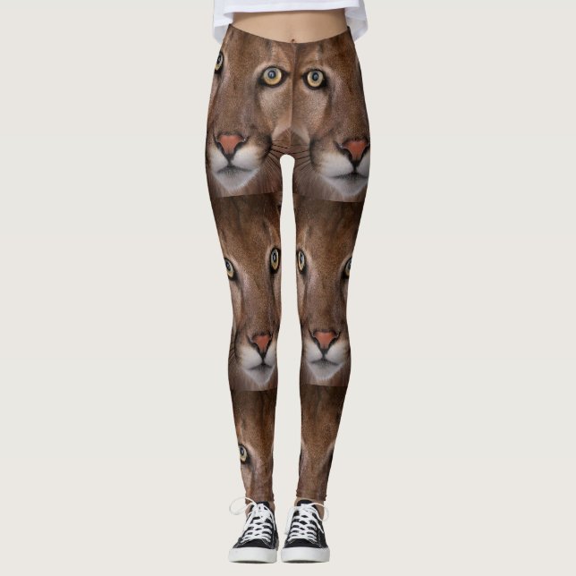 Leggings Léggations de cougar (Devant)